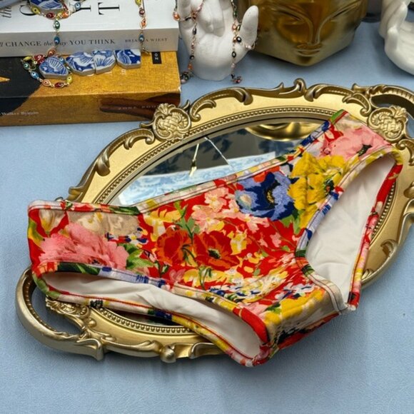 🆕 ZIMMERMANN KIDS 🧿 NWT Alight Crochet Wave Bikini, Red Floral - Sz 10 Y - Picture 10 of 13